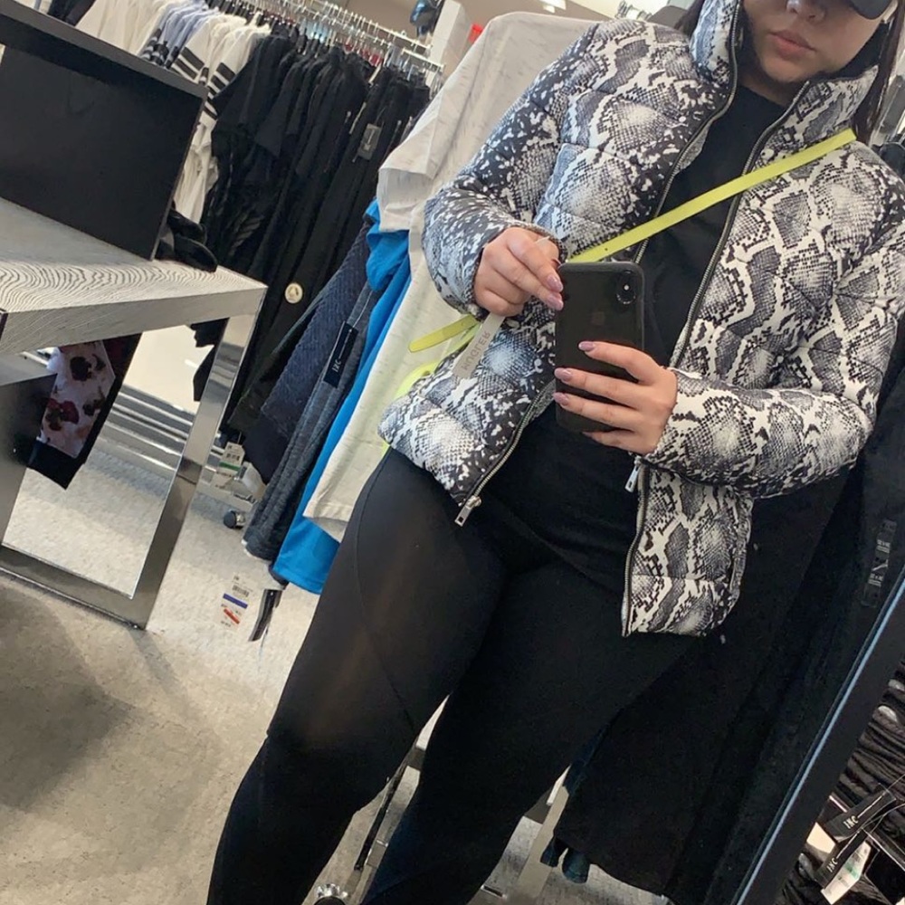 Snake Print Coat